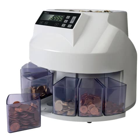 Conta e dividi monete Safescan 1250 fino a 500 monete grigio 113-0547